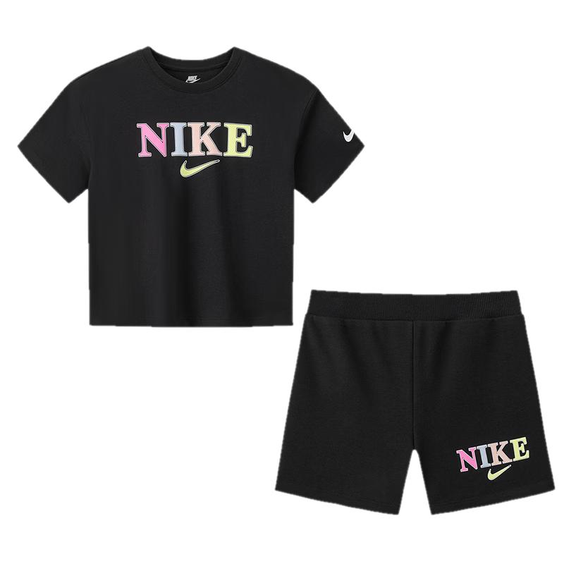 Nike YA Girls' Casual Short Sleeve & Shorts Set