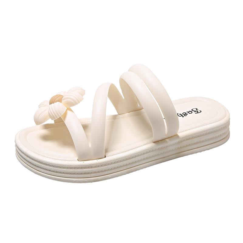 New Summer Versatile Women's Flat Non-Slip French Sandals