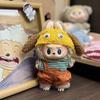 Doll Clothes Suspenders Suit Mini Cute Exquisite Keychain Doll Clothes Dolls Decoration Accessories for 17CM Labubu
