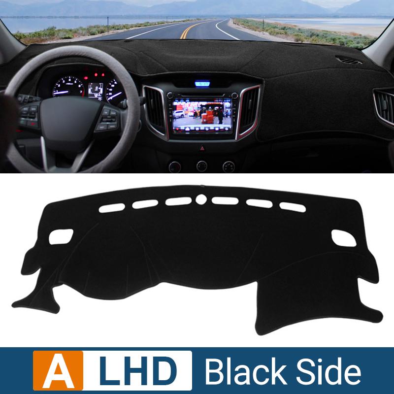 

Для Hyundai Creta ix25 2014 2015 2016 2017 2018 2019 Чехол на приборную панель автомобиля, защитный коврик от солнца, анти-УФ-излучения, нескользящий коврик