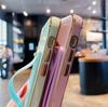Side electroplated love wristband case 17Promax for Apple 16Pro mobile phone case 13/14/15 soft case XR