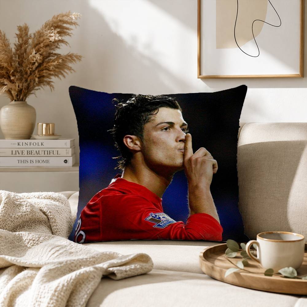 CR CCristiano RRonaldo Pillow Case for Sofa Living Room Home Office Decor Protective Cover