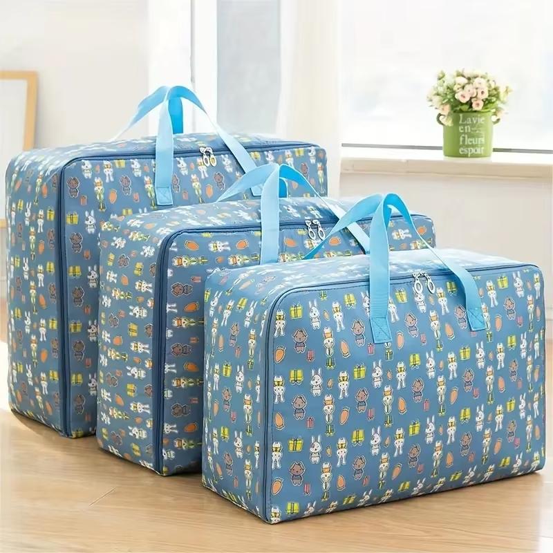 3 Pack Quilt Storage Bag Set of Three Quilt Oxford Cloth Waterproof Storage Bag Luggage Moving Packing Bag Clothes Bag