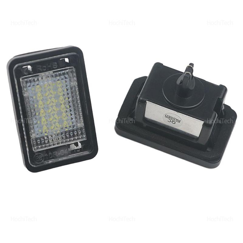 LED License Plate Light for Mercedes Benz GLK X204 2007-2013 White Error Free Number Plate Lamp A2048200156 License Plate Lights 2