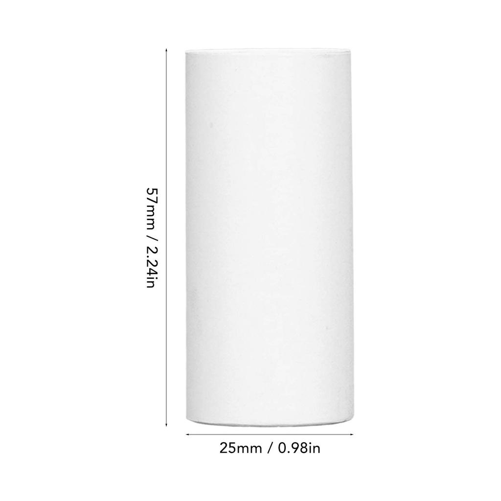 10 Rollen Mini normales weißes Thermodruckerpapier