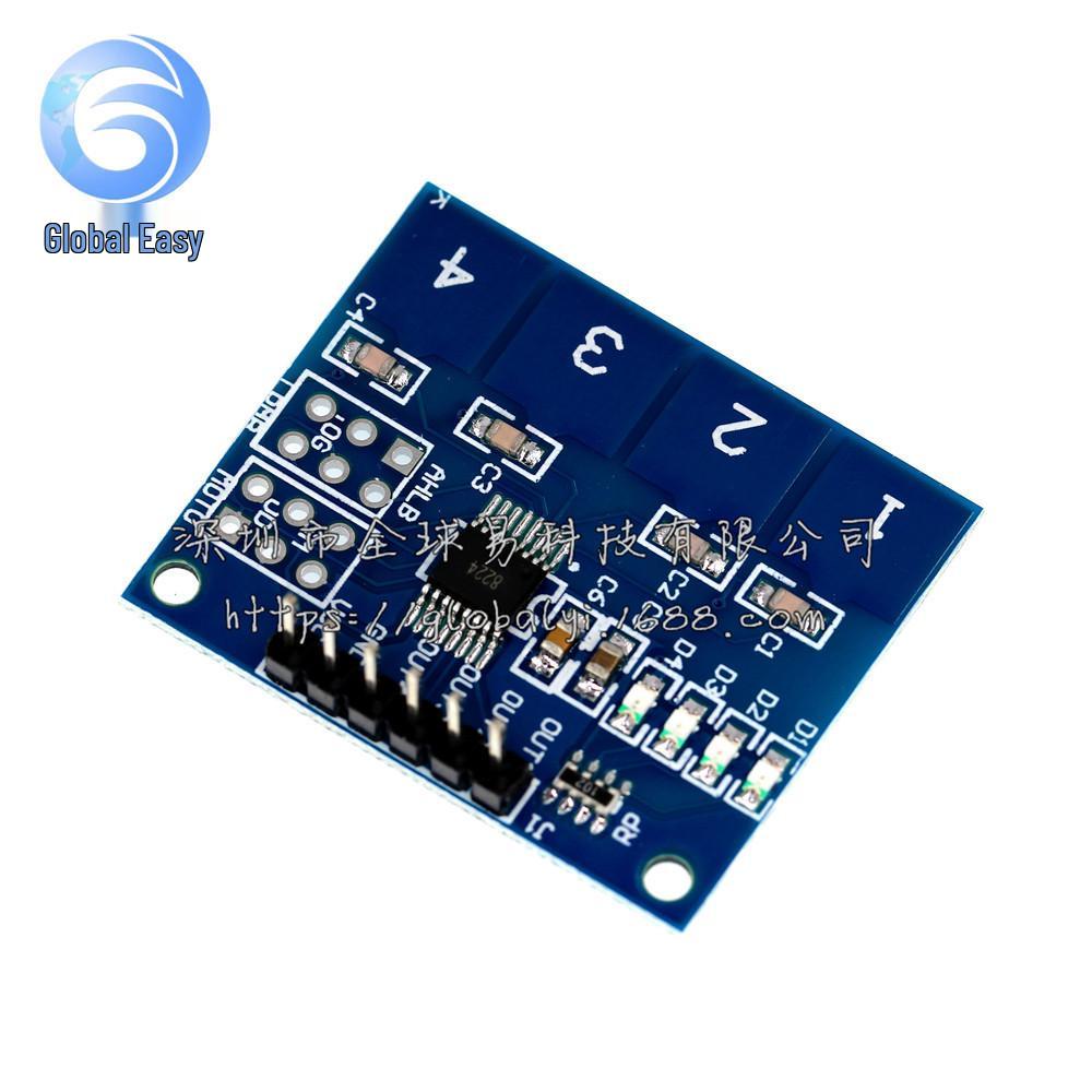 TTP224 4-Channel Capacitive Touch Sensor Module