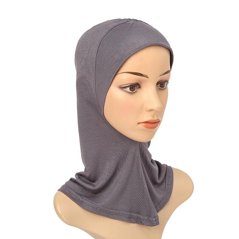 Muslimische Vollabdeckung Unterkappe Damen Baumwoll-Jersey Hijab Elastische Haube Einfaches Untertuch Mode Inneres Stirnband Turban