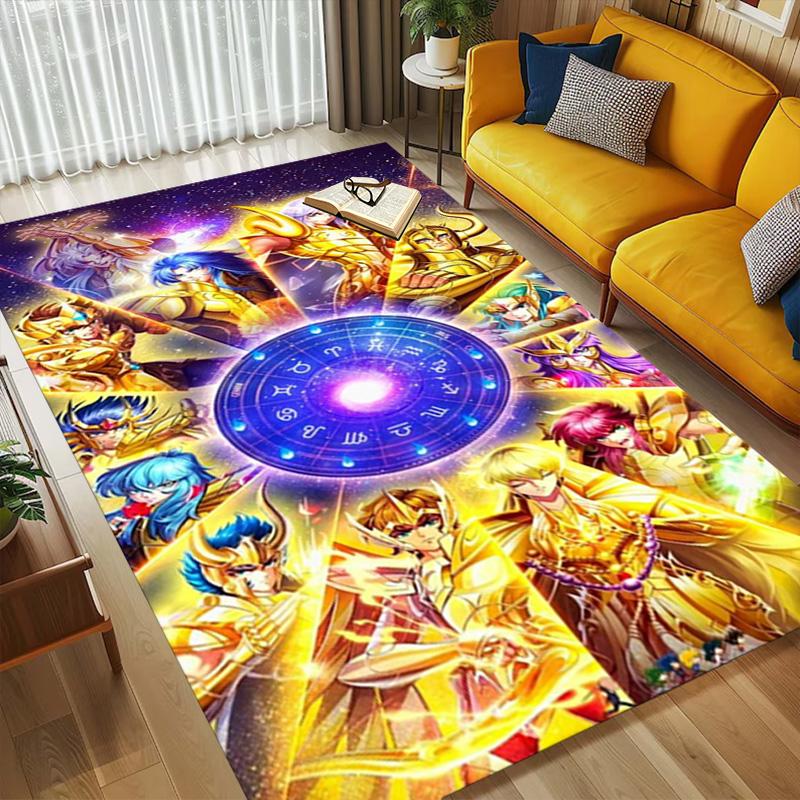 Zodiac Heroes Living Room Nonslip Area Rug Soft Carpet For Bedroom Game Playroom Sofa Office Home Decor Doormat Christmas Gift C9301396