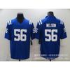 Indianapolis Colts Football Jersey 2 53 LEONARD 18 MANNING Mens Embroidered Rugby Shirt