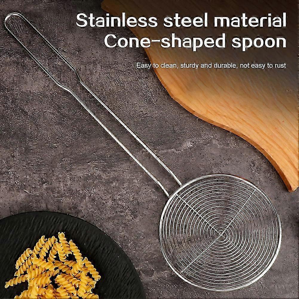 Stainless Steel Oil Separator Mesh Spoon Multifunctional Mesh Strainer for Fryers UseZZ58