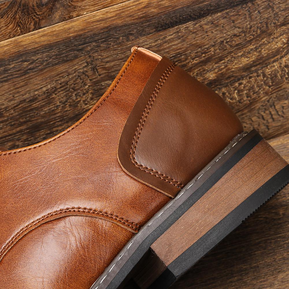 Größe 7 ~ 13 Mode Retro herren Derby Schuhe Männer Leder Schuhe Männer Casual schuhe