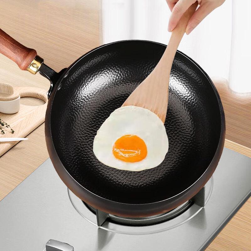 Traditional Hand-Forged Iron Wok