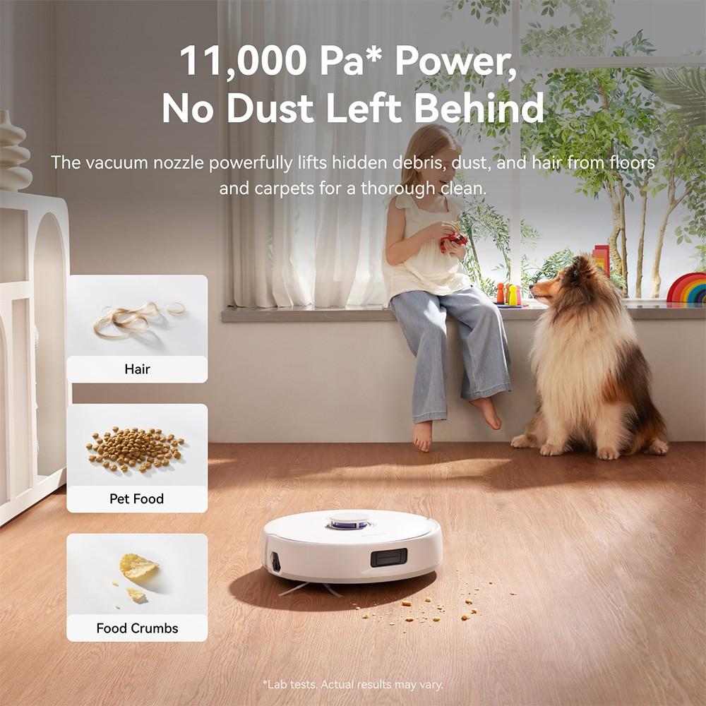 Narwal Freo X10 Pro Robot Vacuum Cleaner, Tangle Free Robot Mop, 11000Pa Powerful Suction, Self-Emptying, Auto Mop Washing, Auto Drying