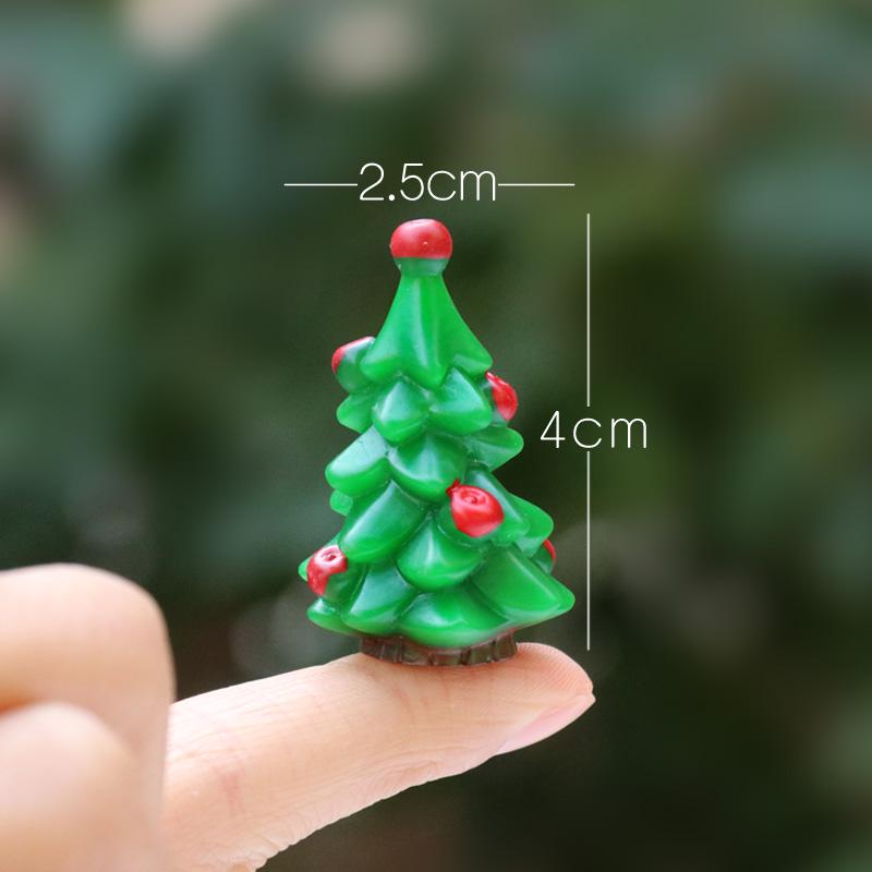 Handmade Mini Christmas Tree DIY Landscape Ornaments for Desktop
