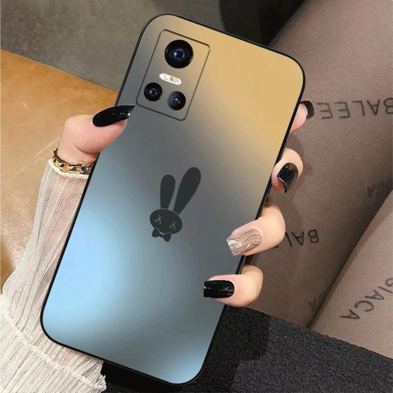 

Real Gt neo3 Mobile Phone Case for Men and Women New Anti-drop All-inclusive Edge Liquid Silicone