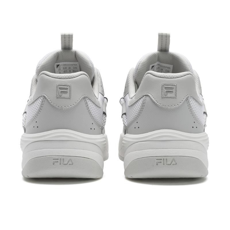 FILA BOHO Rainbow Shoes Lightweight And Breathable Low top Skateboard Shoes Men's White Gray F12M532220FWA