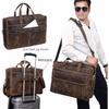 Leather Briefcase For Men Business Travel Fits 17'' Laptop Messenger Bag Office Briefcase Bag For Men Top Choice Gifts