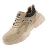 Men's Lightweight Breathable Mesh Safety Shoes - Anti-Smash, Anti-Puncture, Anti-Slip Soft Sole Work Shoes.