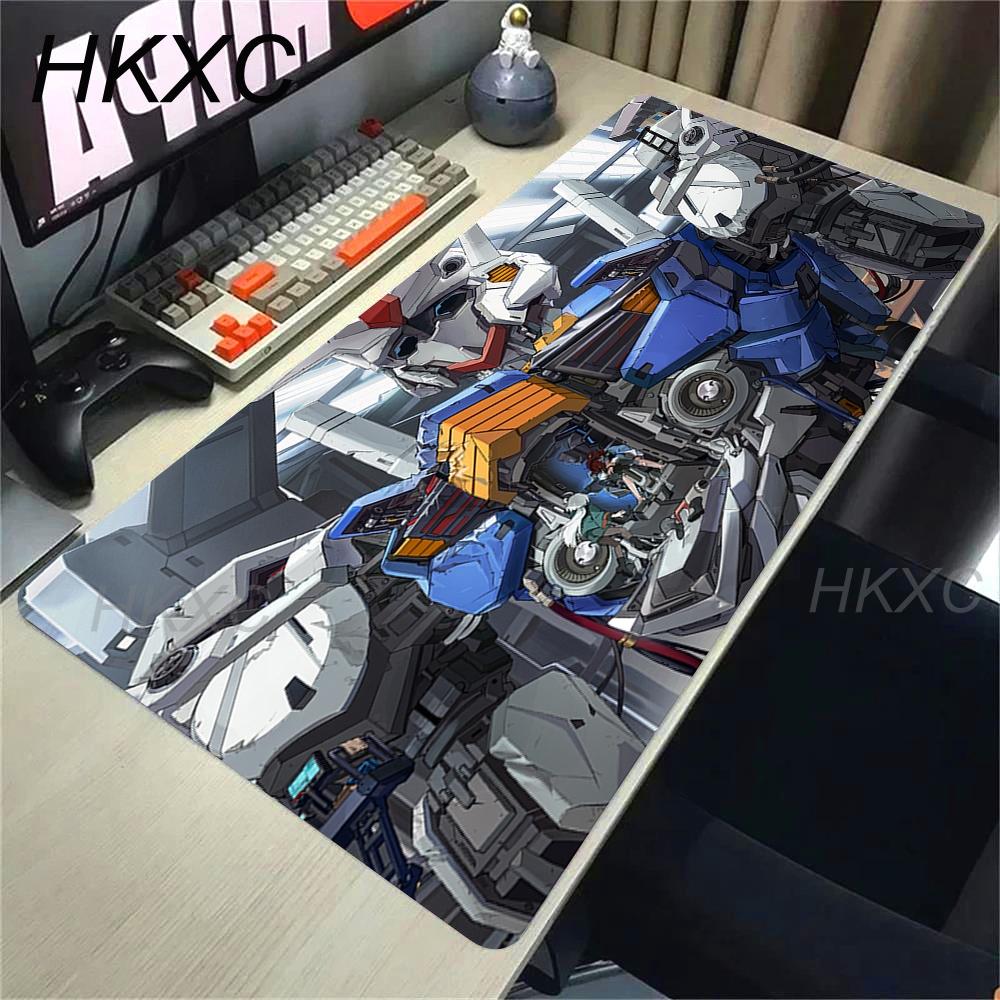 Anime Mouse Pad Gaming Accessories Mechanical Warrior Gundam Mousepad Gamer PC Computer Keyboard Desk Mat Non-slip Table Mats