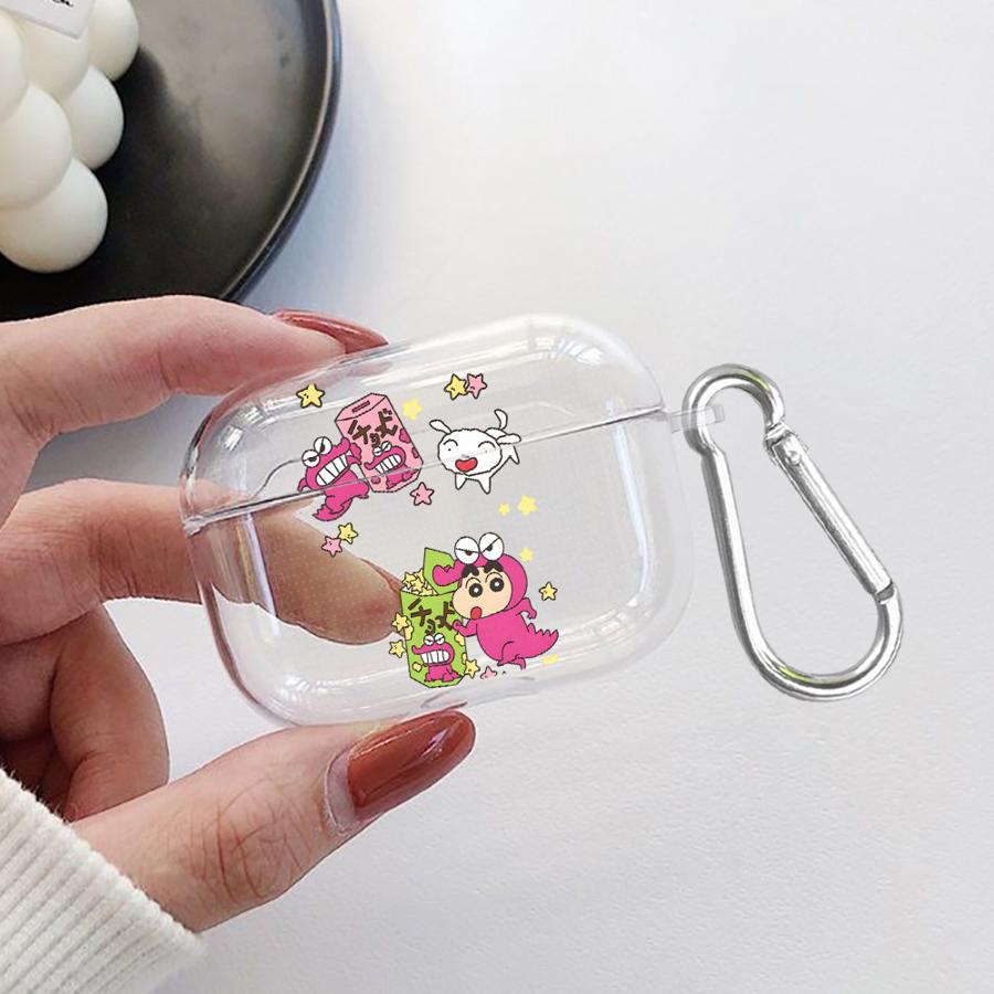 

Crayon Shin-Chan Anime Case For Airpods Pro3 4 1 Pro Pro2 2 3 Clear Earphone Cases Cover Airpods Pro 3