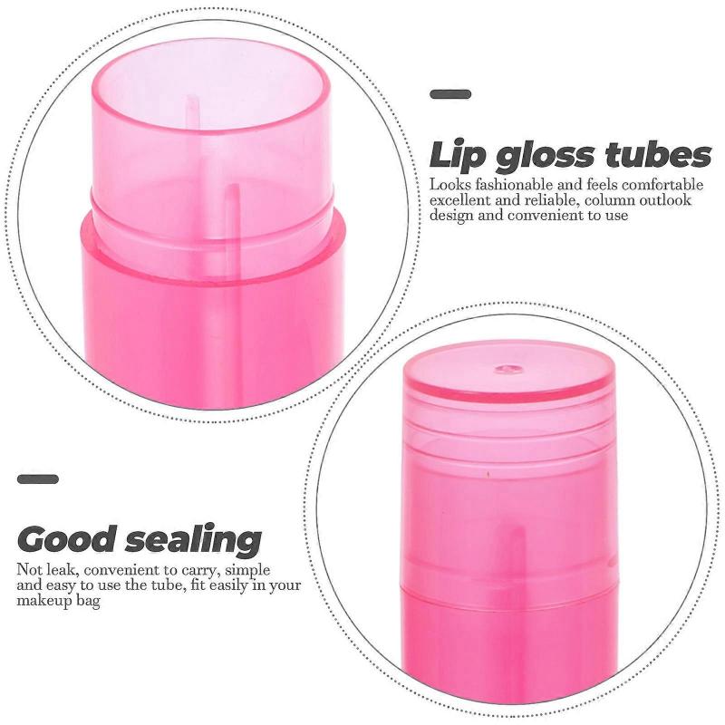 Lip Balm Tubes Empty Lipstick Tubes for Storage 60Pcs Travel Friendly Containers
