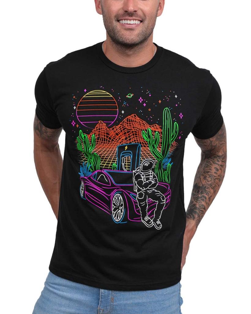 INTO THE AM Men's Graphic Tees S - 4XL Cool Lightweight Fitted Printed Design T-Shirts Nature O-Neck Short Sleeves  50989