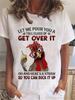 Cartoon Chicken Print Tshirt Casual Short Sleeve Top Wounisexs Clothing Cute Graphic Cotton Oneck Streetwear Fashion Tee Kawaii