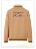 European Style Spring Luxury Baseball Jacket with Earth Embroidery Men's Casual Fashion Trend