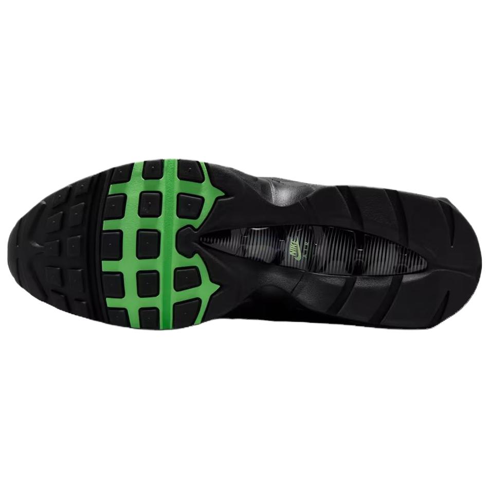 Nike Air Max 95 Big Bubble Tech Scarpe da Corsa Comode Sneakers Unisex Nero Grigio Verde IH7853-004