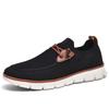 Large size spring and autumn new British style casual shoes breathable sports shoes fly-woven mesh shoes