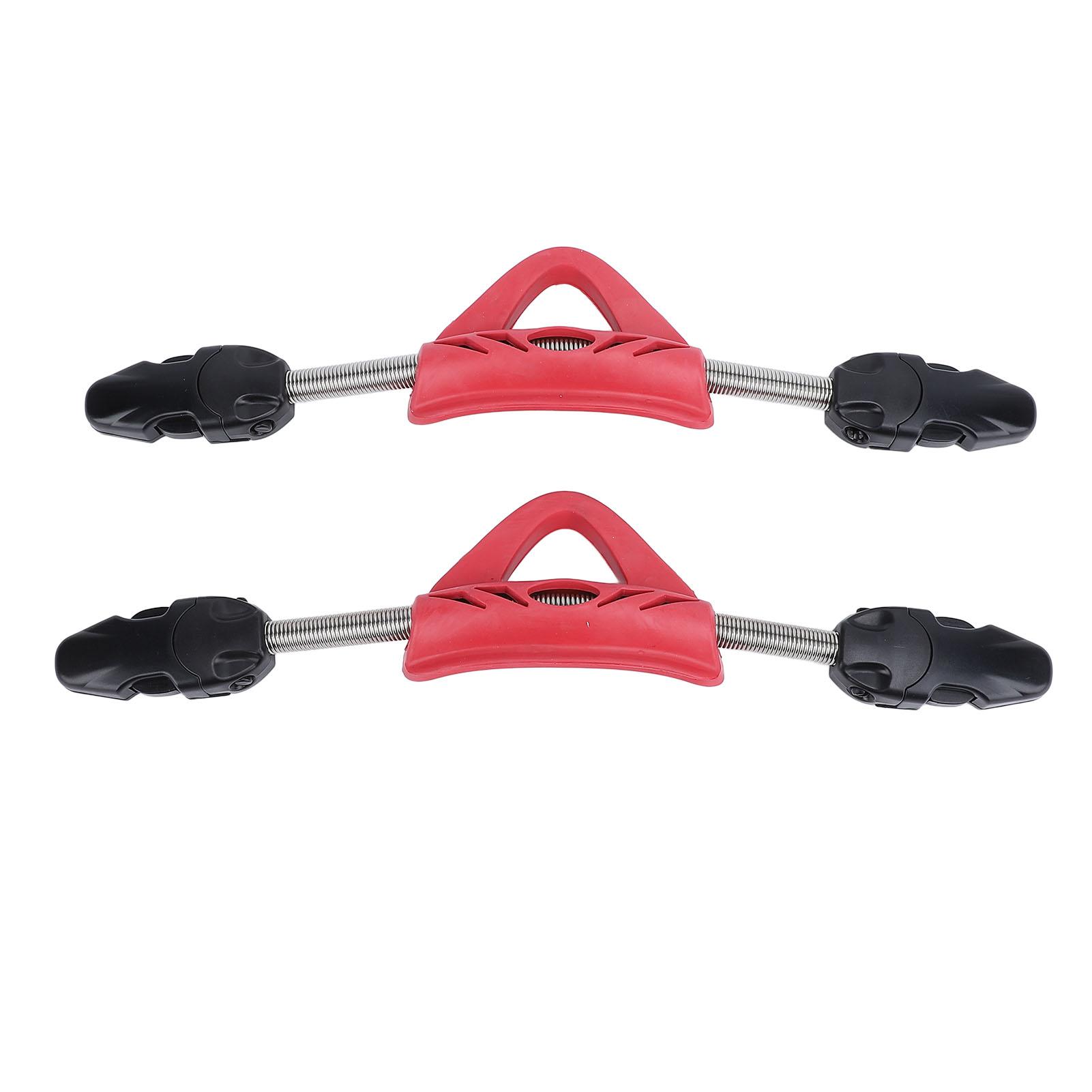 2PCS Diving Spring Fin Strap Stainless Steel Diving Fin Heel Strap with Quick Release Buckles for Scuba Diving M 35x27x20cm красный