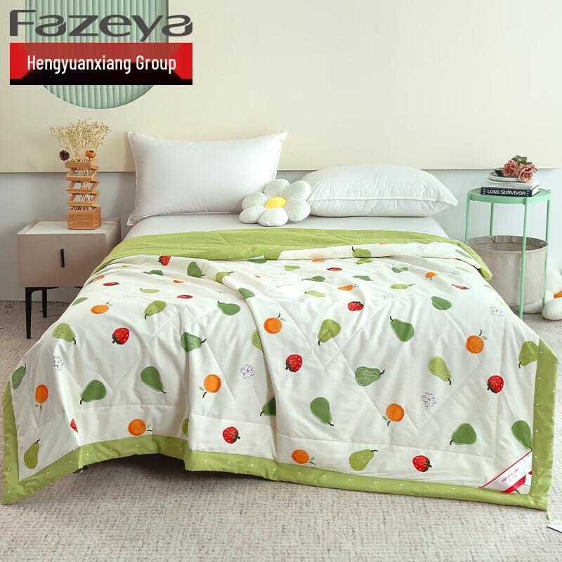 Fazeya Green Pineapple 100% Cotton Summer Quilt