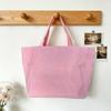 Striped Bag For Women Large Capacity Retro Casual Polyester Fashion Handbag For Daily Use
