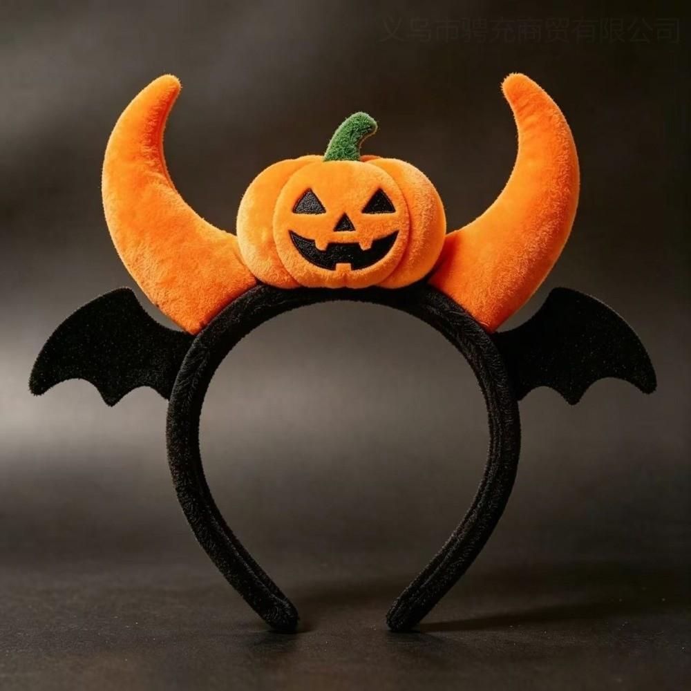 Dress Up Bat Wing Headbands Spooky Pumpkin Hair Hoop Cute Halloween Headband  Photo Props