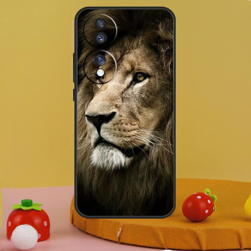 King Of The Jungle Lion Case For Honor 200 Pro X9a X9c X8a X7a X6a X7 X8 X9 X8b X9b 50 70 90 Magic 5 6 Lite Cover