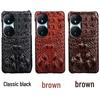 Honor Play 50 Plus Cowhide Crocodile Pattern Leather Protective Case