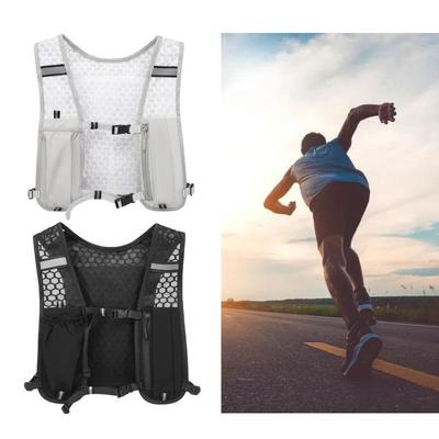 Factory Sales Running Hydration Vest Backpack For Hiking Cycling Marathon Lightweight Water Chest Pack With Phone Storage Pocket