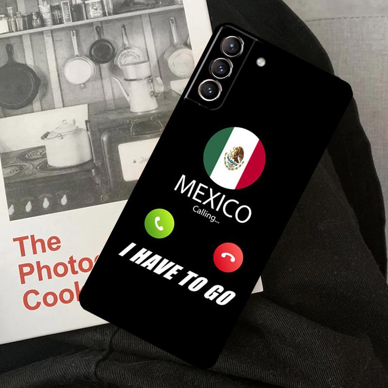 Mexico Flag Phone Case For Samsung Galaxy S24 S22 S23 Ultra S20 S21 S24 FE S9 S10 Plus Note 10 20 Ultra