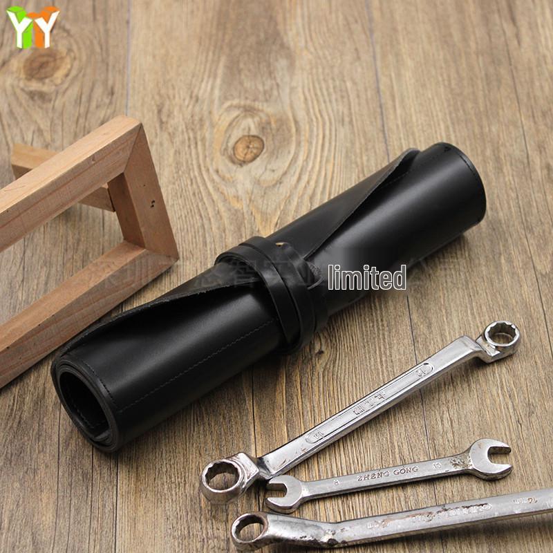 Leather Tool Roll Bag for Automotive Repair Tools