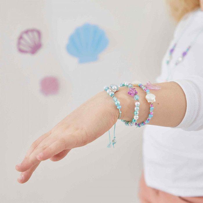 6 bijoux à créer - thème sirènes - les ateliers bijoux - kit loisir créatif enfant - dès 6 ans