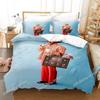 3D Print Bad Buny Beding Set 3D Printed Suitable for Bedrom Soft with Soft Fabric Duvet Cover Set With Pilowcases Children Kids Home Textile