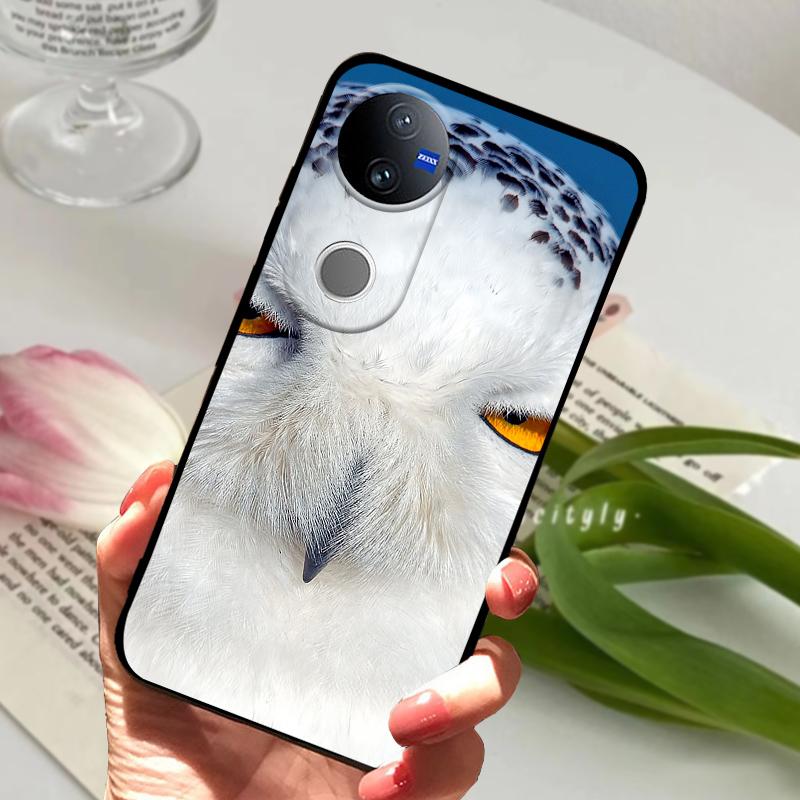 Für Vivo V50 Weiche Hülle V 50 5G Silikon TPU Handyhülle Hüllen Für VIVO V50 V2427 Schutz Stoßfänger Fundas Capas Luxus Cartoon