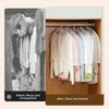 5Pcs Moistureproof Hanging Suit Cover Dustproof Garment Protectors  Bedroom Storage