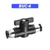 HVFF SA BUC Fitting 4mm 6mm 8mm 10mm 12mm Pneumatic Push In Quick Joint Connector Hand Valve To Turn Switch Ball Engine Gaskets 6