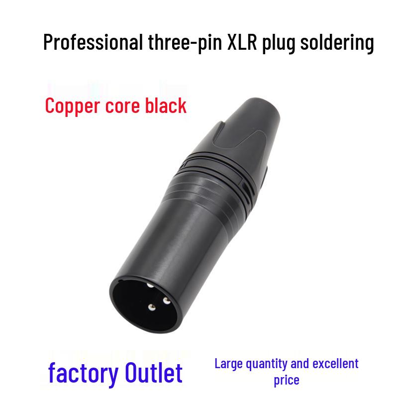 3-Pin XLR Male-Female Balanced Audio Cable for Microphone, Speaker, or Mixer