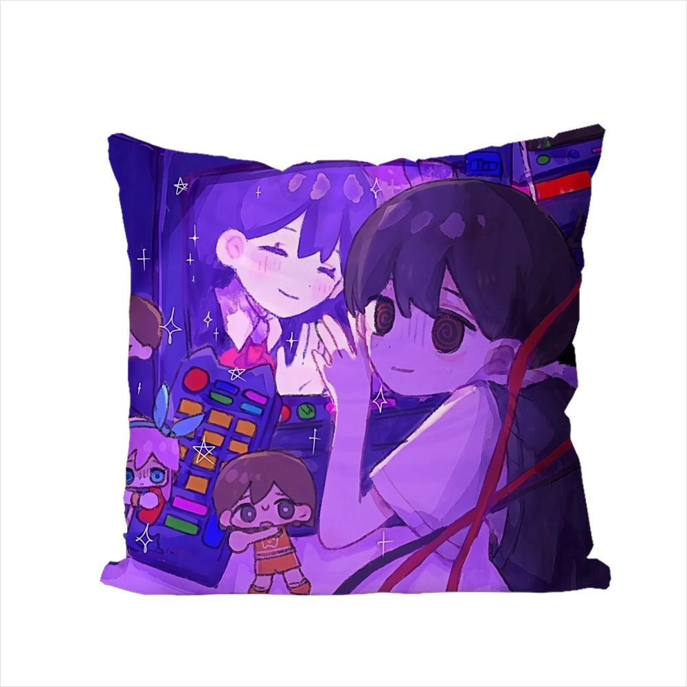 

Game OOMORI Pillow Case For Car Sofa Decorative Home Doublesided Print Plush Square Throw Pillow Cushion Cover 30x30cm