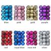 24PCS New Year Small Bauble Home Christmas Tree Decoration Christmas Ball Christmas Tree Balls Hanging Tree Pendants