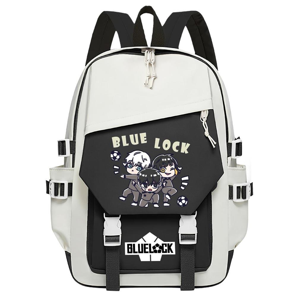 College Style Junior High School Student Backpack Animation Peripheral Printing Ridge Protection Student Schoolbag