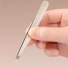 Stainless Steel Precision Tweezers for Eyebrows, Eyelashes, Beard & Mustache High-Accuracy Round Head, Seamless Clamping