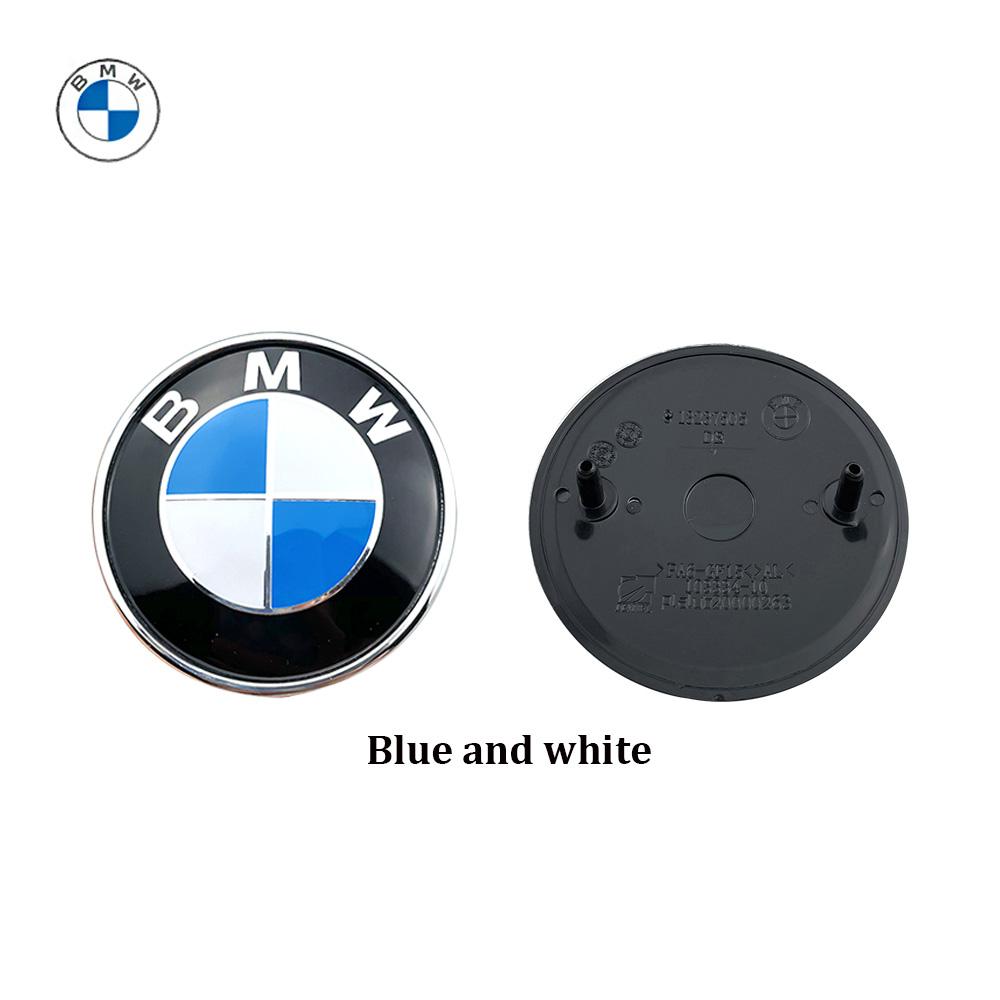 2Pcs 74mm/82mm 50th Anniversary Car Front Hood Emblem Trunk Rear Badge Logo for Mini BMW E46 E39 E36 E87 E90 E91 F20 E53 X3 X5